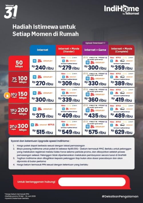 Foto Baru Promo Indihome 1 Foto Baru Promo Indihome 1
